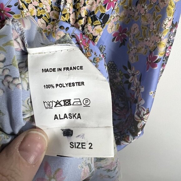 Anna Kay Sleeveless Halter Floral Dress Women’s Size 2 Summer Cocktail Party - Picture 11 of 12